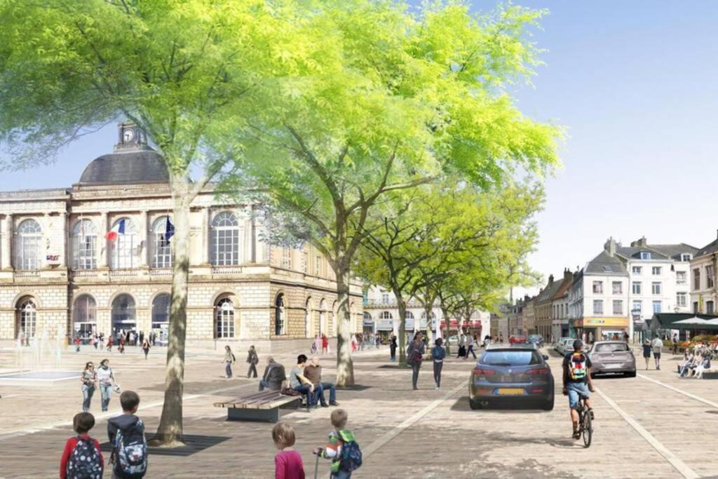 Appartamento Duplex idéal famille, 2 mn de St-Omer centre Saint-Martin-au-Laert Esterno foto